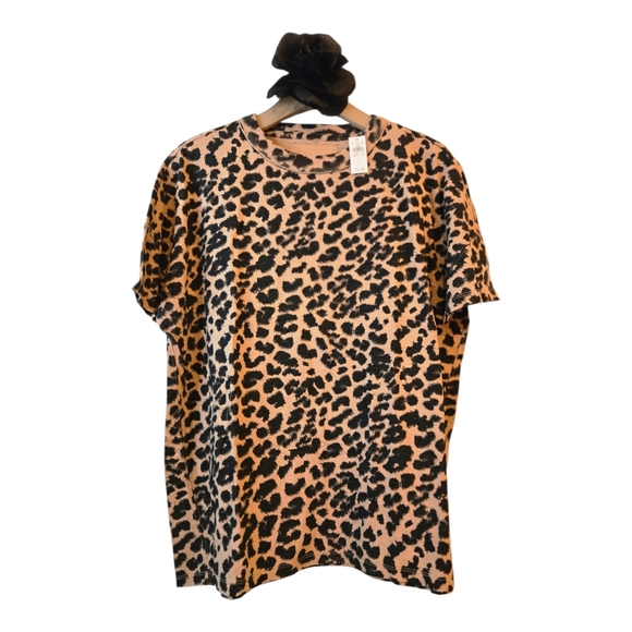 Aerie Tan and Black Leopard Print Top Oversized Size XS NWT - Picture 5 of 14